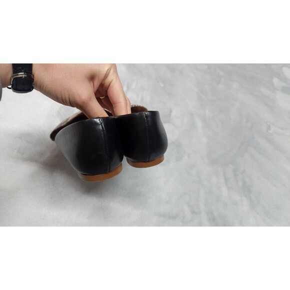 Madewell Lydia Flats Women 6.5 Embossed Leather Pointy Flats - Picture 5 of 8